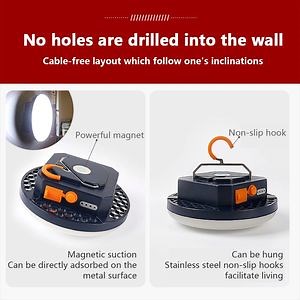 [Hot Item] Outdoor Solar Power Multifunction Lantern Portable Ball LED Bulb Camping Tent Light