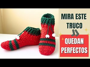 These Christmas stockings have a trick you'll love 💚✨ — easy and quick crochet
