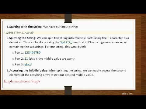 Extracting the Middle Value from a String