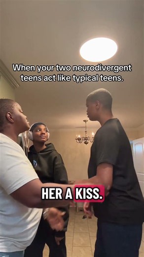 This is why there isn’t much video of them interacting… typical sibling behavior. #autism