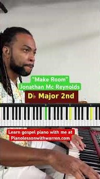 “Make Room”Jonathan Mc Reynolds (gospel piano chords)