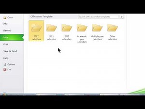 How to Create an Outlook Calendar From Excel 2010 : Tips for Microsoft Office & Windows