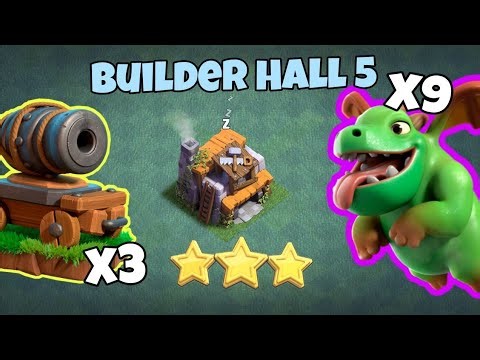 Defeat BH6 Bases with this BH5 Cannon Cart + Baby Dragon Attack Strategy