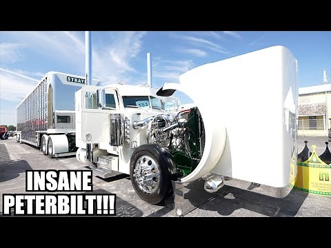 The Wildest Peterbilt 389 I Have EVER Seen!!! Fully Custom Truck & Matching Trailer!!!