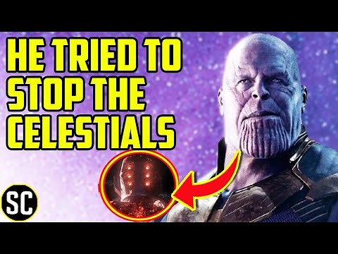 ETERNALS: Thanos Was an Eternal, Trying to Stop The Celestials | Marvel Theory Explained