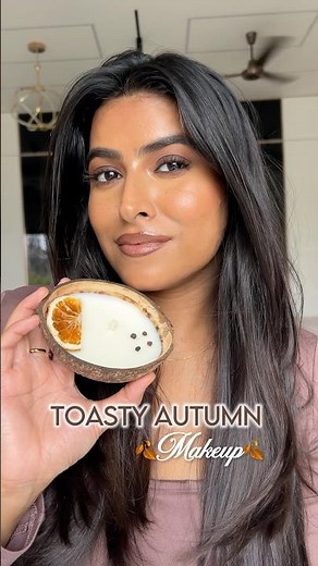 Toasty makeup look tutorial |Dark brown eyes makeup |Brown makeup on brown skin #makeupforbrownskin