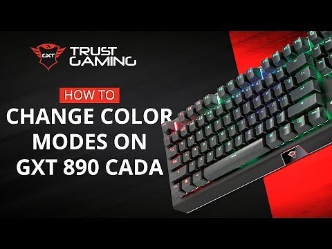 Change Colors: GXT 890 CADA Mechanical Gaming Keyboard