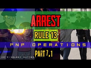 RULES OF ARREST || CRIMINOLOGY