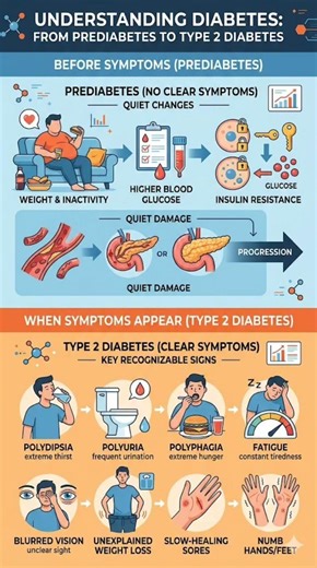 Diabetes Warning Signs: From Prediabetes to Type 2 (Full Guide)