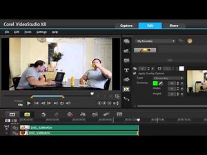 Corel VideoStudio Pro X8, advance cloning effect