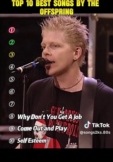 Top 10 Best Songs by The Offspring You Must Hear