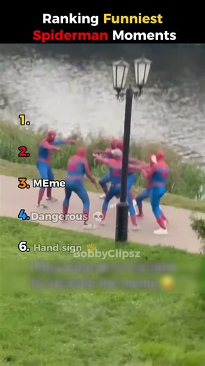 Ranking the funniest Spider-Man moments 😂🕷️ #spiderman #marvel #movies