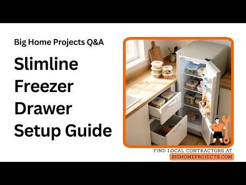 Slimline Freezer Column Undercounter Drawer Strategy