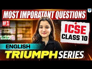 ICSE Class 10 2026 | English Literature | Most Important Questions | Saniya Ma’am