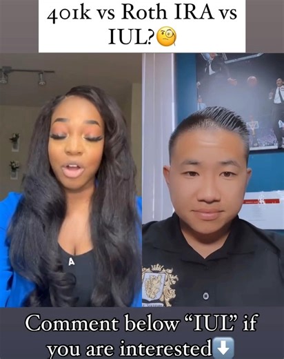 1.2M views · 18K reactions | 401k vs Roth IRA vs IUL?類Each...