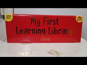 my first learning library,kids learning books.