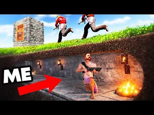 I Lived in a Secret Entrance Base in Rust