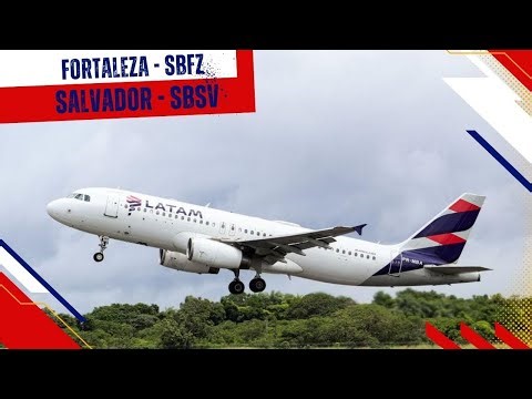 VOO DE FORTALEZA PARA SALVADOR NO AIRBUS 320 - FLIGHT SIMULTOR 2020