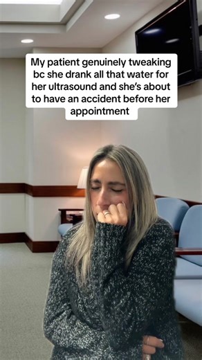 Pregnant Ultrasound Technician's Hilarious Challenge with Full Bladder