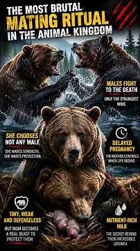 Bear Mothers Are More Fierce Than You Think 💪 #wildlife #bears