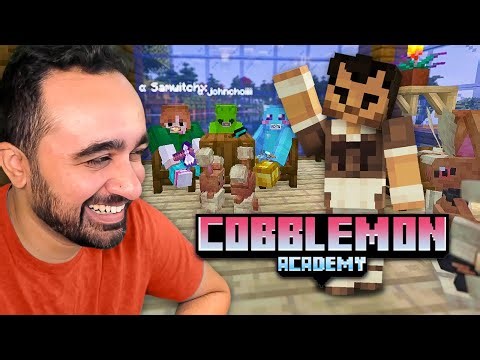 I built a cozy cafe in Cobblemon Academy!