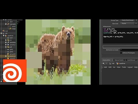 Quadtree Images in SOPs and COPs – Houdini Tutorial