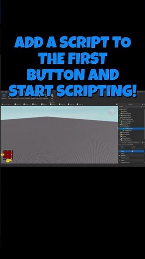 How to make a cool button GUI in Roblox Studio! #roblox #robloxtutorial #robloxstudio #tutorial
