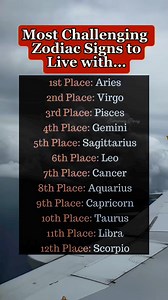 1.3M views · 2.4K reactions | Most Challenging Zodiac Signs to Live with … #foryouシ #birthday #ZodiacSigns #zodiac #astrology | Sabrosong Pinoy | Facebook