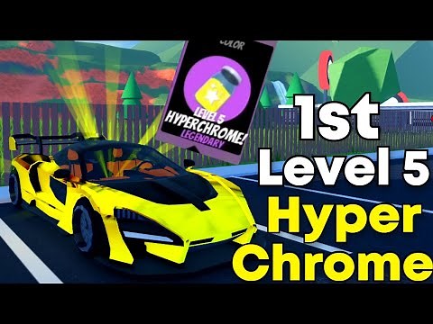 1st Level 5 Hyperchrome in Roblox Jailbreak