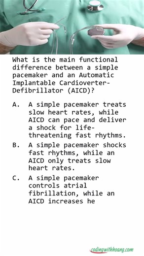 Pacemaker vs AICD : What’s the Difference?