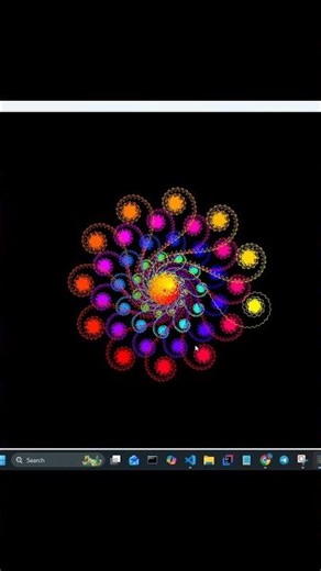 best colorful design in python#python#turtle