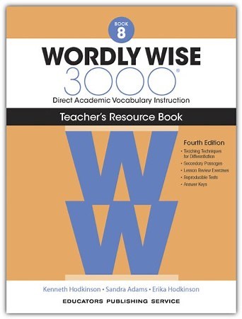 Wordly Wise 3000 Book 8 Teacher's Guide (4th Edition;  Homeschool Edition)