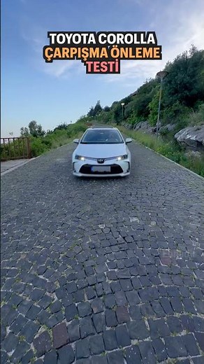 Toyota Corolla Collision Avoidance Test