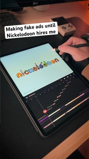 Nickelodeon logo animation I made for them for free…