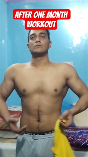 after one month workout |workout vlog no 11 | #shorts #shortsfeed #shortvideo #workout #fitness #gym