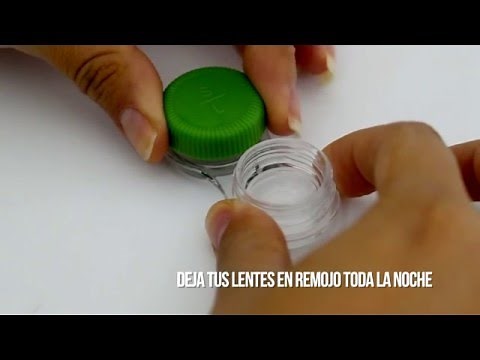 Cómo limpiar tus lentes de contacto