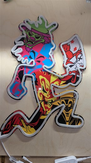 Hatchetman Neon LED Sign | Color Changing RGB | ICP Juggalo Gift | Psychopathic Records | Gotj | Gathering of the Juggalos - Etsy