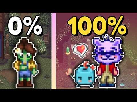 I played 100% of Stardew Valley's newest expansion mod - Sunberry Village (FULL MOVIE)