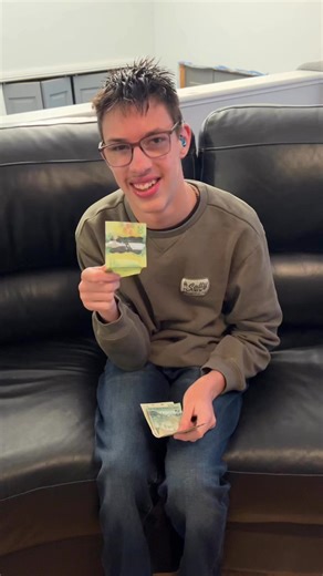 My mom says these are real $20 bills that came in to the egg shack cash box but I don’t believe her… I think they’re fake... is she pranking me? Happy Tuesday ✌🏻 | Cody's Egg Shack