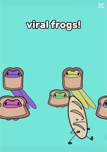 Frogs dancing to music