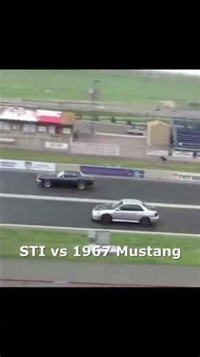 STI vs 1967 Mustang… This Gets Wild!