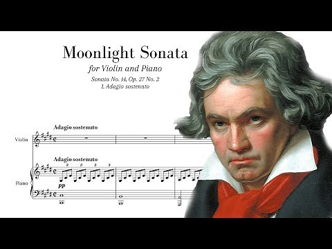 "Moonlight Sonata" for Violin and Piano