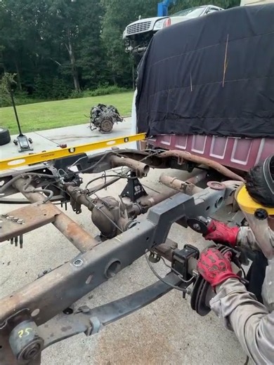 STEPNOTCH upgrade out with the under bed in with the new shock relocation fuel tank relocated