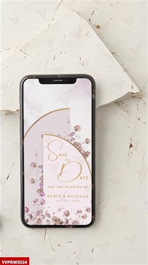 Save The Date Video | Stylish Digital Wedding Invite | VowVites