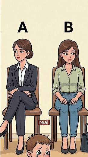 Psychology Test: Who is the real mother? 🧠👶#1minutetest