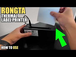 How to Use the Rongta Theraml Label Printer