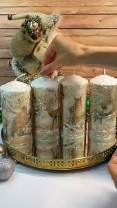 Video tutorial Decorating Candles is available on our YouTube channel https://youtu.be/Bgu8Gnegblo | Aistcraft Decoupage Paper