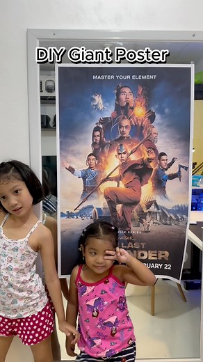 DIY Giant Poster created using Docuslice! Create yours today! #fbreels #viralreels #reelsviral #StarsEverywhere #tutorial #print #reels #blockposter #diyposter #viral #tarpapel #posters #printing #docuslice #avatarthelastairbender #giantposter | Docuslice - Giant Poster Maker