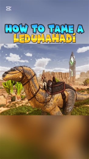 Cómo domar a un Ledumahadi en ARK Survival Ascended