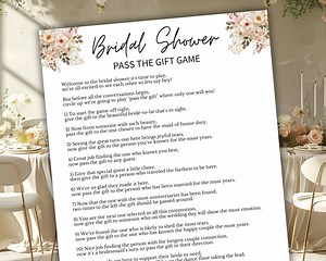 Bridal Shower Pass the Gift Game Printable | Bridal Shower Find the Guest Game Printable - Etsy